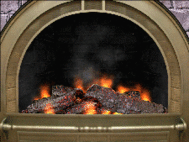 3D Cozy Fireplace Screen Saver screenshot